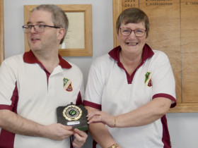 Help - how do I stop this woman laughing??? - Carl Gillespie & Elaine Hudson - Pairs Winners