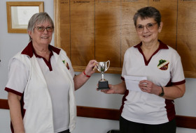 It may be small but it takes two of us to hold it - Tessa Loader, Plate Winner